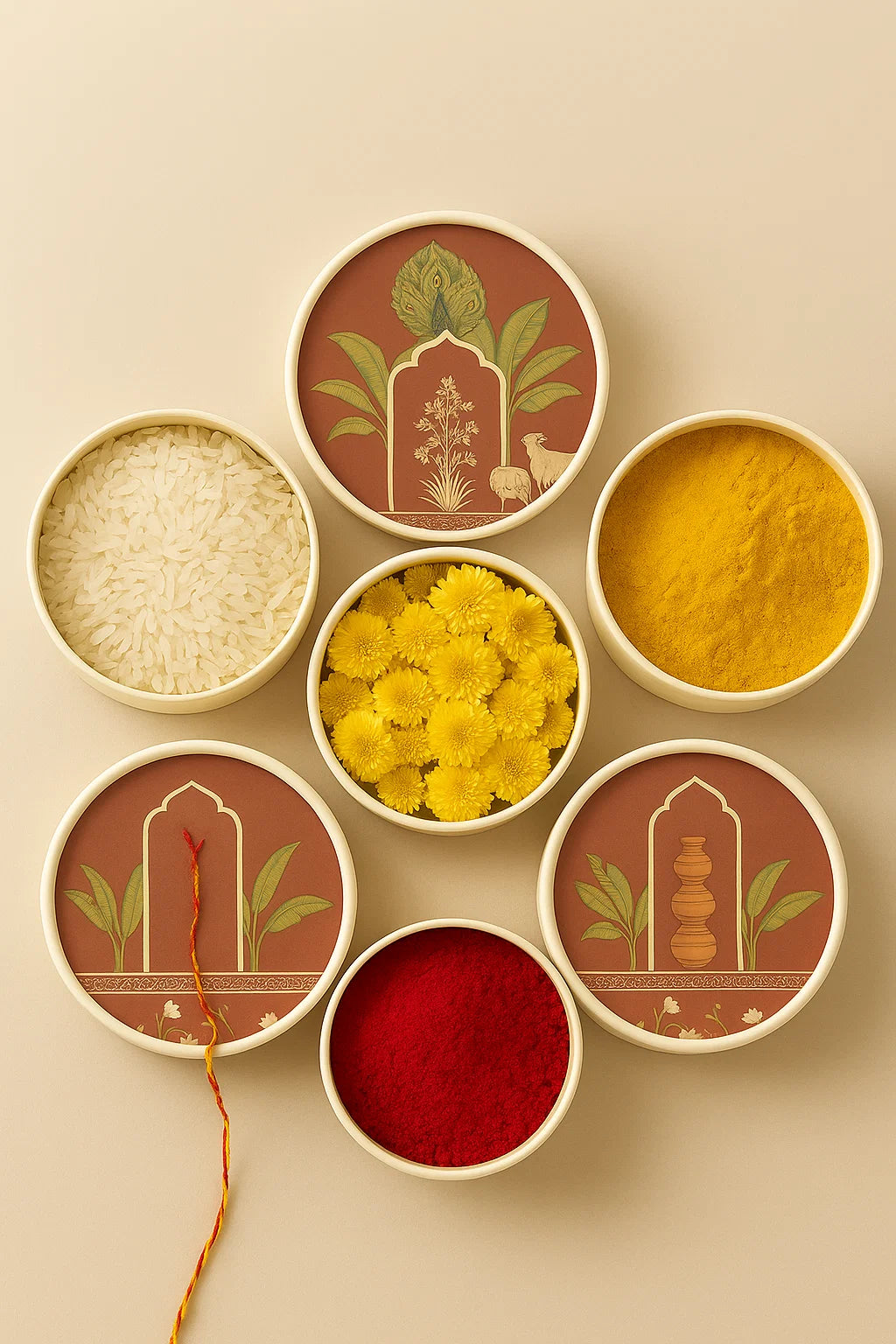 Sanskriti Complete Janmashtami Puja Kit (15 Ritual Items)